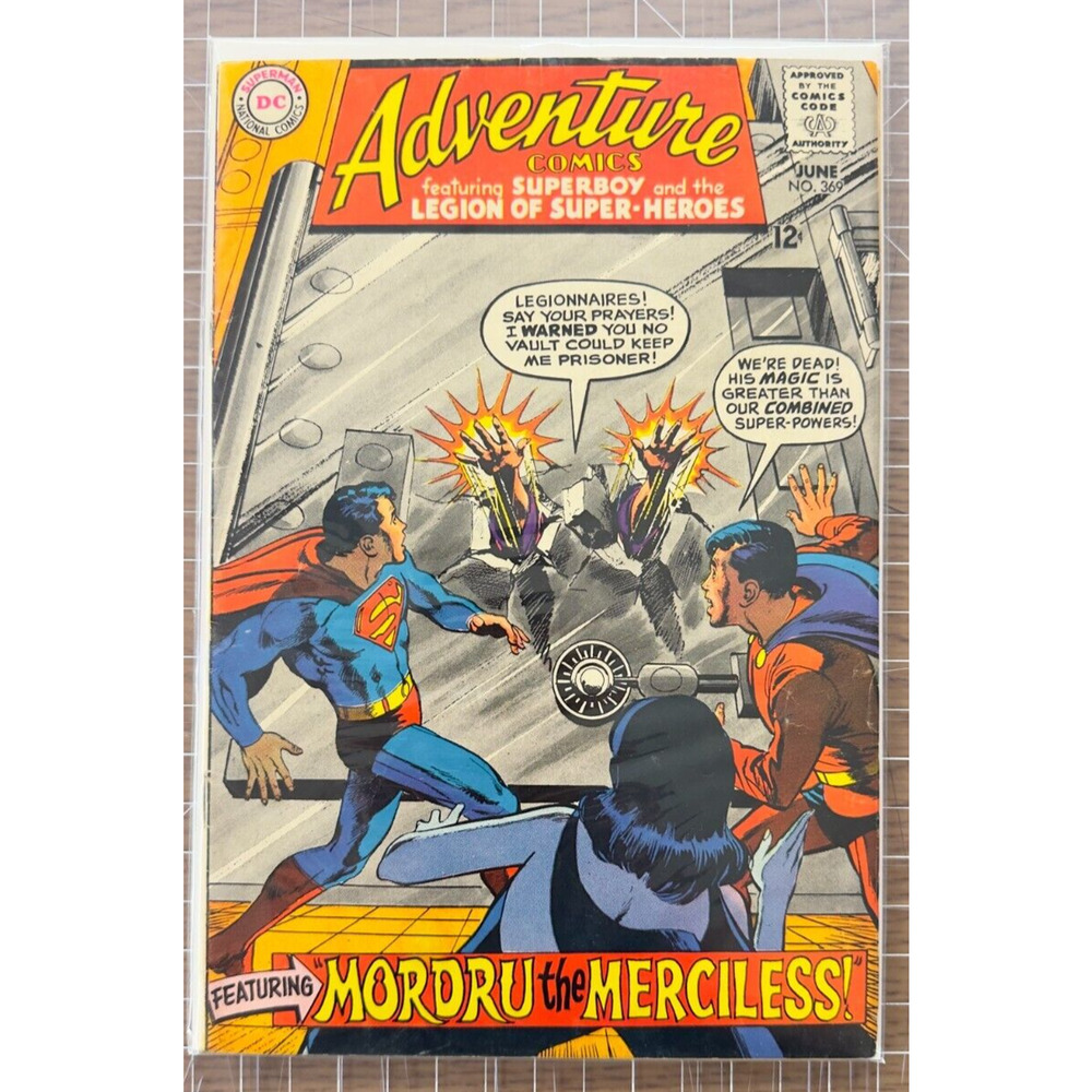 Adventure Comics #369 Legion of Super-Heroes DC Comic 1968 4.5-5.5